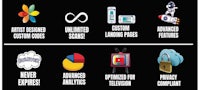 a black and white image of different types of software