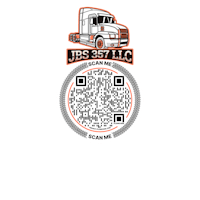 a truck with a qr code on it